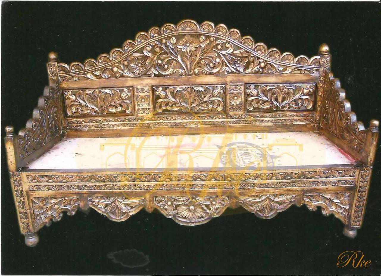 mandap sofa for wedding decoration wooden design decent look