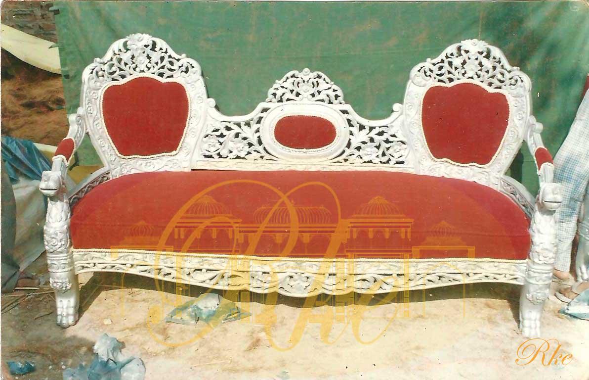 mandap sofa for decoration of beautiful stage for bride and groom 