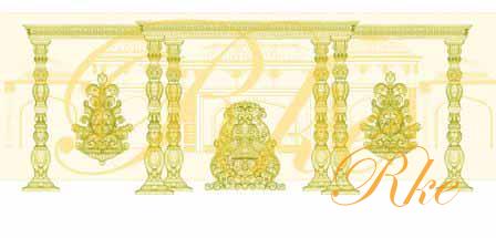 carved cutwork design stage with background panel for foreigners marriages in uk usa and canada 
