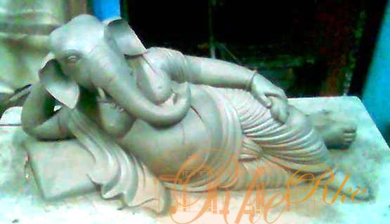 resting ganesha for welcome stage decoration