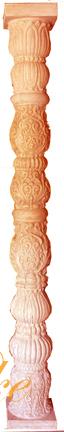 cutwork pillar design in mythological mandap design in Indian theme for foreigners wedding