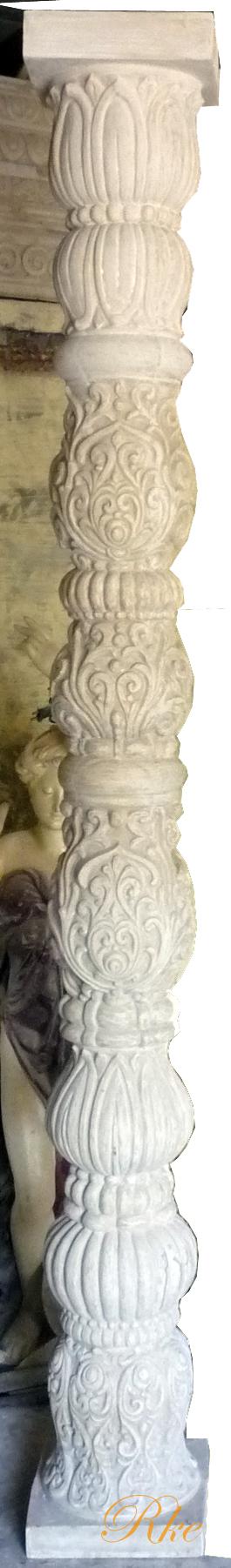 carved mandap pillar in cutwork design indian theme pillar Rajasthan style 